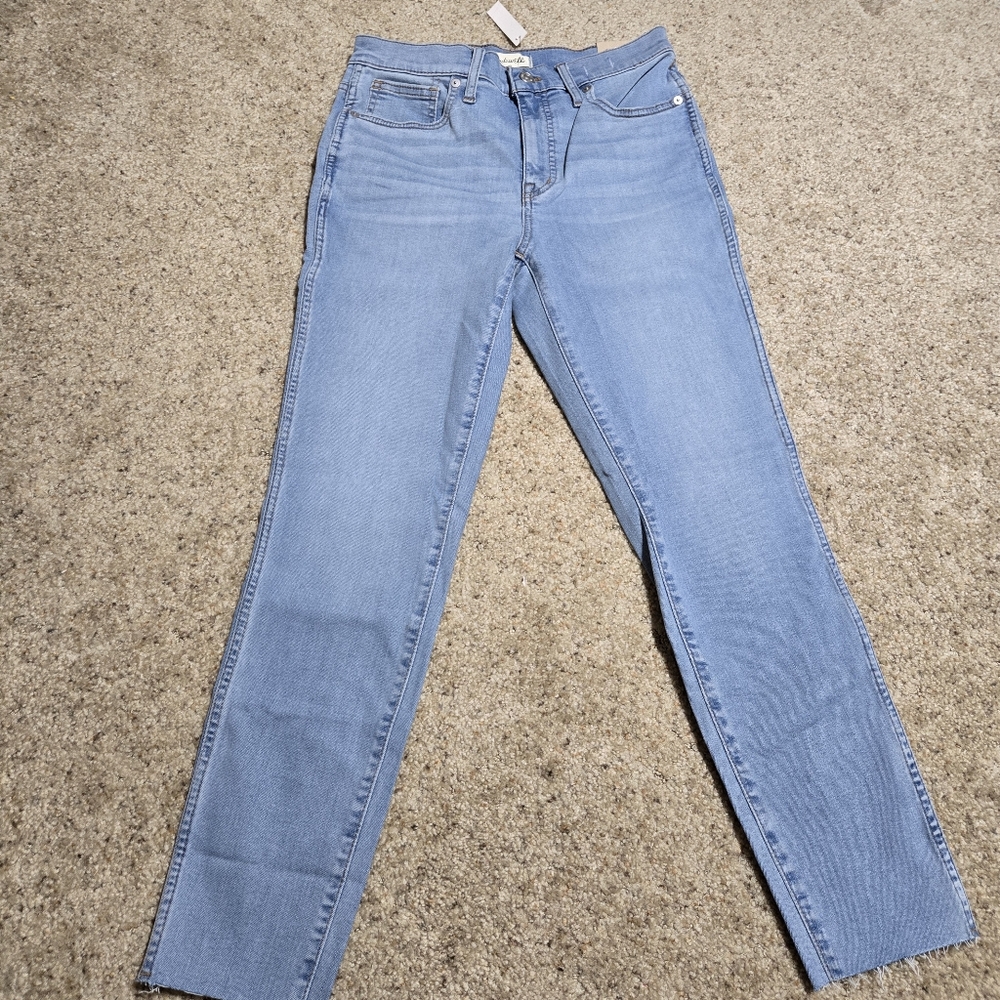 NWT Madewell 10" High-Rise Skinny Crop Jeans
